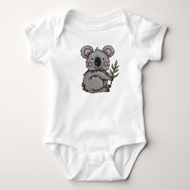 Baby-Romer mit Koala-Design Baby Strampler (Vorderseite)