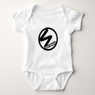 Baby Romper Black Wayward Logo Strampler
