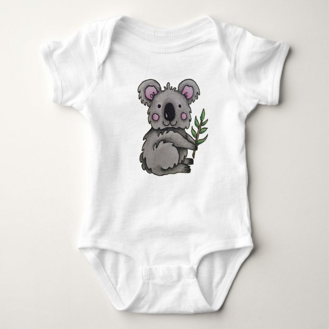 Baby romper koala design strampler (Vorderseite)
