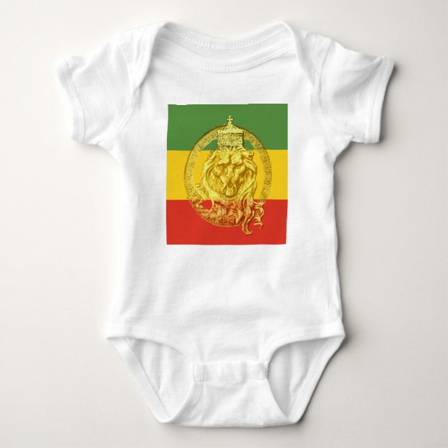 Baby Romper Lion of Judah Design Baby Strampler (Vorderseite)