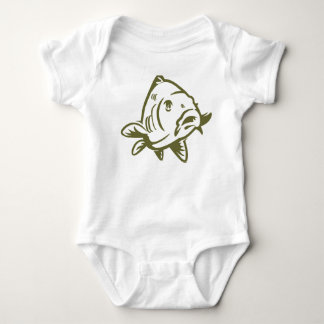 Baby romper met karper strampler