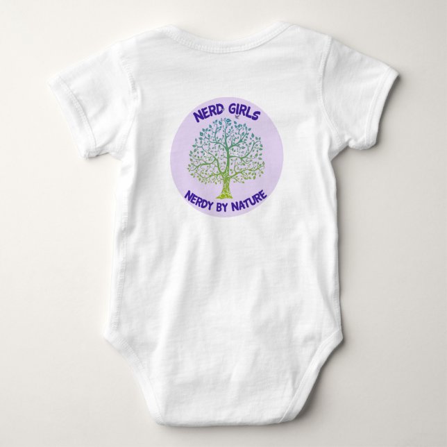 Baby Romper - Nerdy by Nature Strampler (Rückseite)