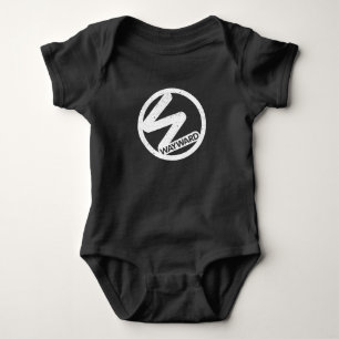 Baby Romper White Wayward Logo Strampler