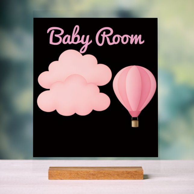 Baby Room Sign Acrylschild (Neutral)