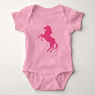 Baby-Rosa-Einhorn-Ballettröckchen-Bodysuit Baby Strampler