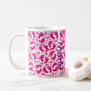 Baby-Rosa-Füße-Mädchen-Tasse Kaffeetasse