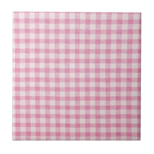 Baby Rosa Gingham Fliese