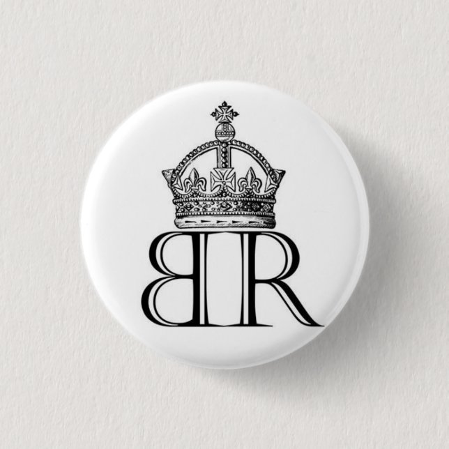 Baby-rücksichtsloser Kronen-Logo-Knopf Button (Vorderseite)