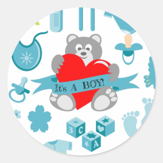 BABY RUNDER AUFKLEBER (Vorderseite)