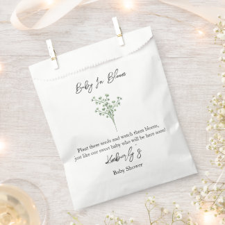 Baby’s Breath | Baby In Bloom Samen Baby Shower Geschenktütchen