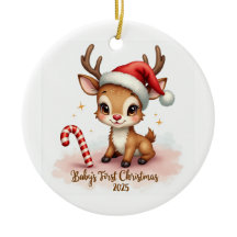 Baby’s First Christmas 2025 – Snowflake Ornament