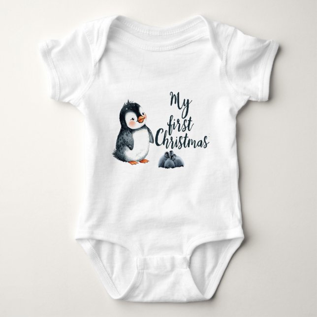 Baby’s First Christmas Shirt | Personalized (Vorderseite)