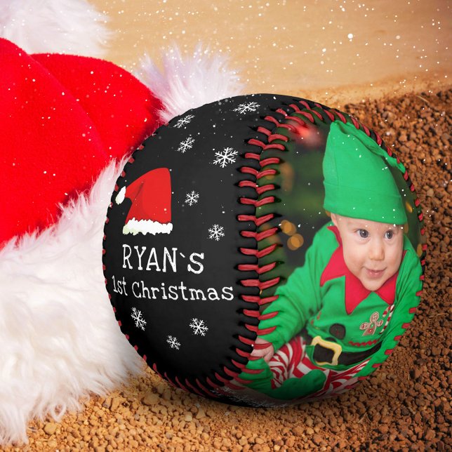 Baby`s First Christmas Weihnachtsmannmütze Snowfla Baseball (Von Creator hochgeladen)