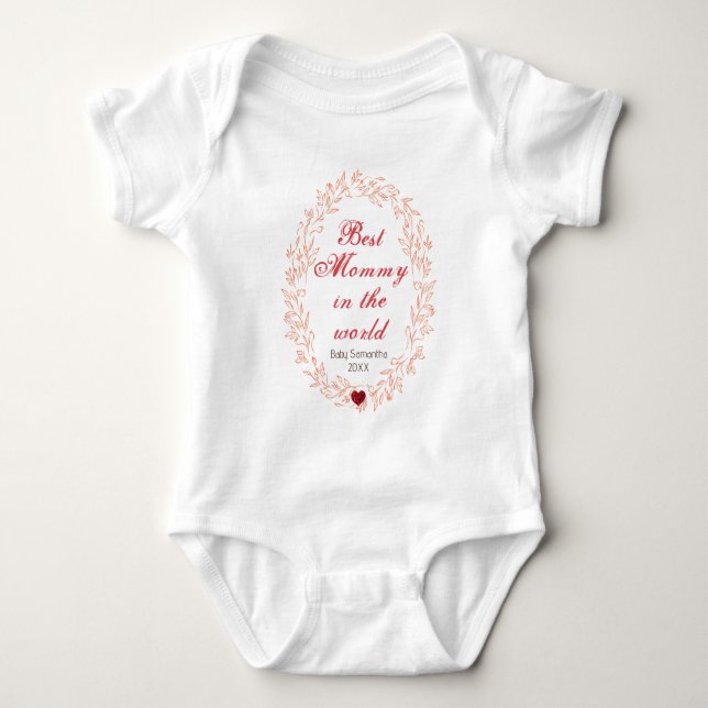Baby’s First Mother’s Day Outfit Baby Strampler (Vorderseite)