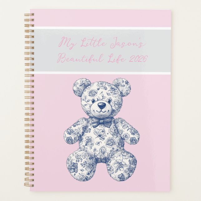 Baby’s First Year Planner | Baby Daily Schedule Planer (Vorderseite)
