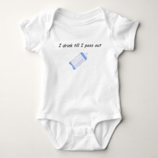 Baby s - Ich trinke, bis ich heraus überschreite Strampler