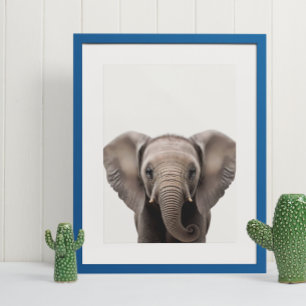 Baby-Safari Afrikanische Dschungeltiere Elefant Poster