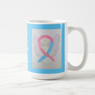 Baby Safe Haven Awareness Ribbon Engel Custom-Tass Tasse