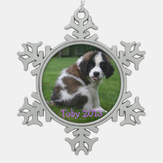 Baby Saint Bernart 2013 Ornament