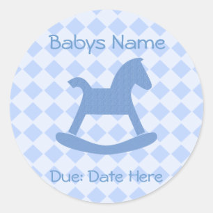 Baby-Sammlung Runder Aufkleber
