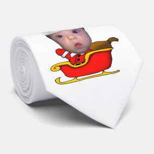 Baby Santa am Heiligabend Krawatte