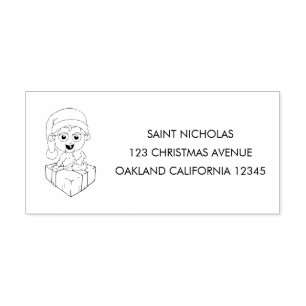 Baby Santa Claus Permastempel