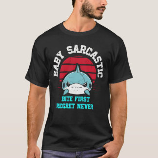 Baby Sarcastic Bite First Shark T-Shirt