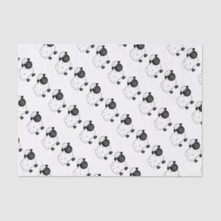 Baby-Schafe für Mutterschaf Seidenpapier