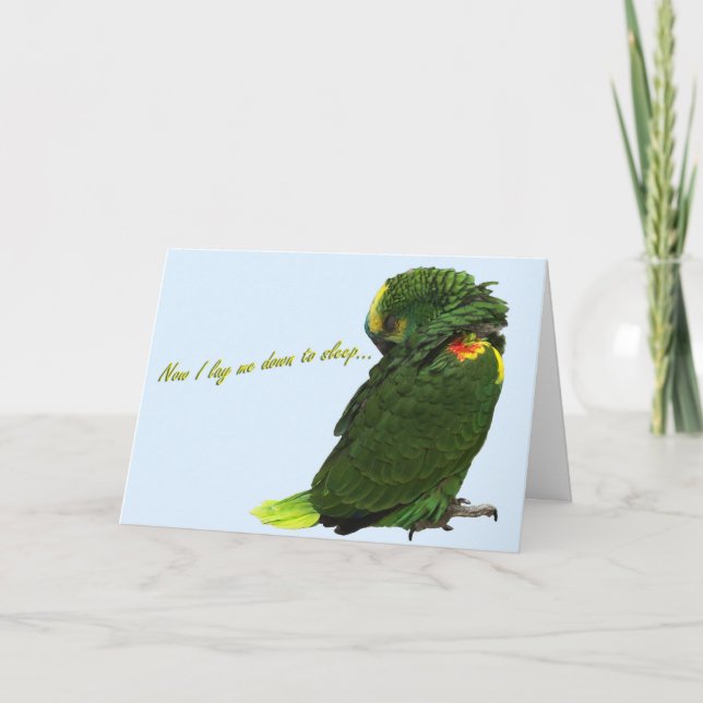 Baby Schlafplätze Karte (Vorderseite)