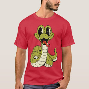 Baby-Schlange Reptilien Comic-Schlange für Jungen T-Shirt