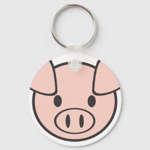 Baby-Schwein Schlüsselanhänger