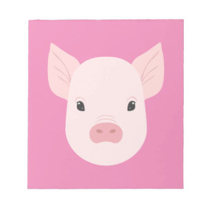 Baby-Schweinegesicht Notizblock