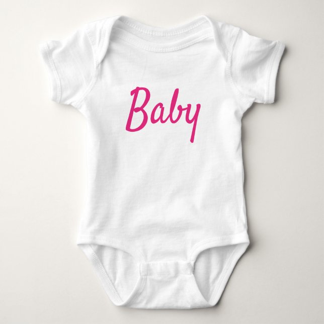 Baby-Script Baby Strampler (Vorderseite)