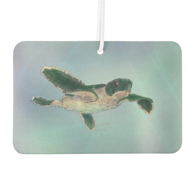 Baby Sea Turtle Autolufterfrischer (Rückseite)