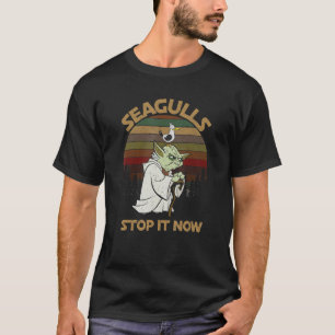 Baby Seagull Stopp It Now - Funny Vintag Phantasti T-Shirt