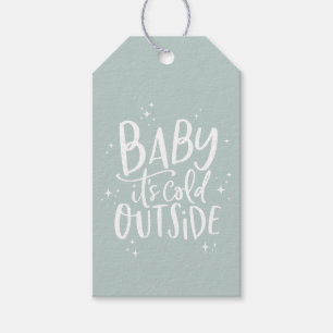 Baby sein kalter äußerer Feiertag Geschenkanhänger
