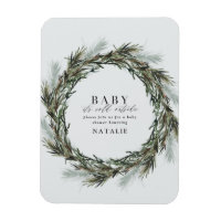 Baby seine kalte äußere Wasserfarben Kranz Baby Sh