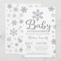 Baby seine kalte äußere Winter-Babyparty