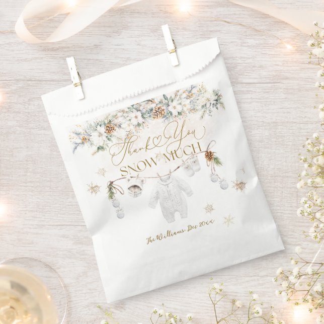 Baby seine kalte Outdoor Clothest Line Babydusche Geschenktütchen (Ausgeschnitten)