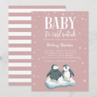 Baby seine kalte Outdoor Pinguine Babydusche