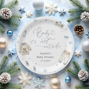 Baby seine kalte Outdoor Winterkleide Babydusche Pappteller