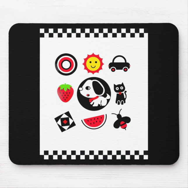 Baby Sensory Gift For New Mum Dad Parents  Mousepad (Vorne)