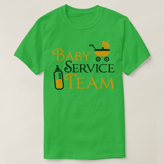 Baby Service Team T-Shirt (Design vorne)