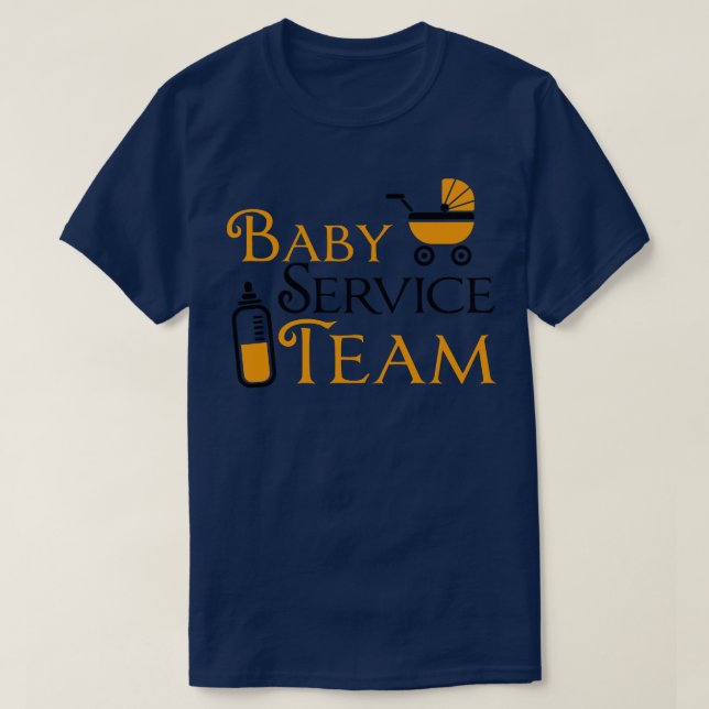 Baby Service Team T-Shirt (Design vorne)