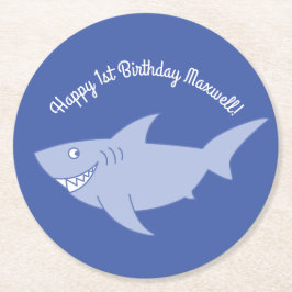 Baby Shark 1. Geburtstag Party Untersetzer