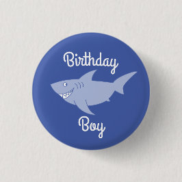 Baby Shark 1st Birthday Button Button