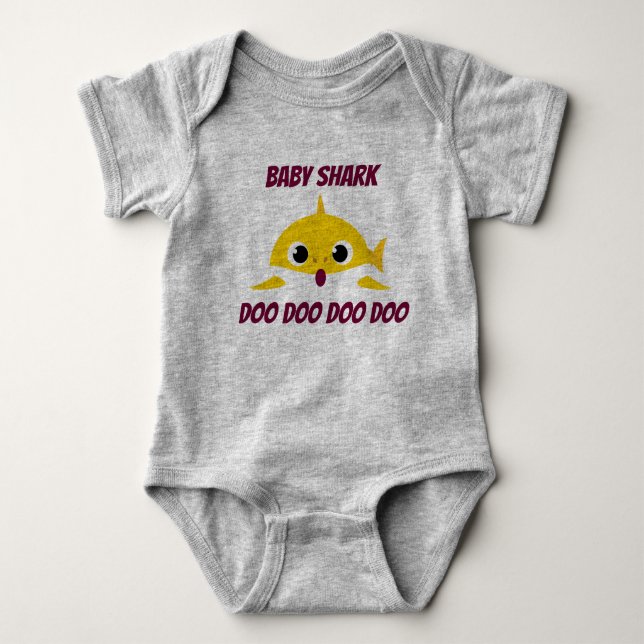 Baby shark baby bodysuit strampler (Vorderseite)