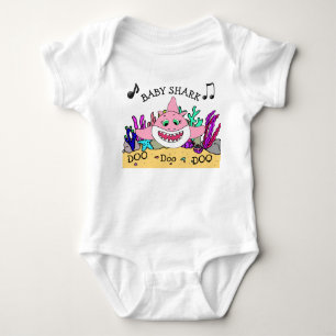 Baby Shark Baby Strampler