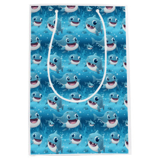 Baby Shark Fun Mittlere Geschenktüte