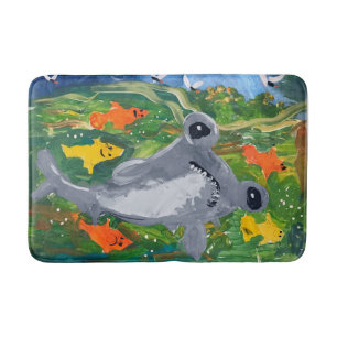 Baby Shark "Kunst von Kindern" Badematte